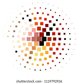 Vintage halftone color texture background. Squared vector Abstract Texture
