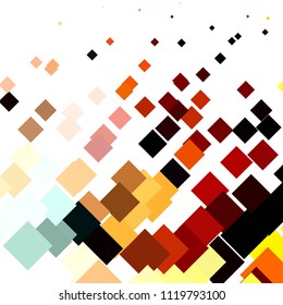 Vintage halftone color texture background. Squared vector Abstract Texture
