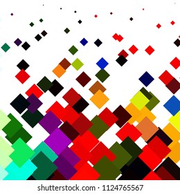 Vintage halftone color texture background. Squared vector Abstract Texture
