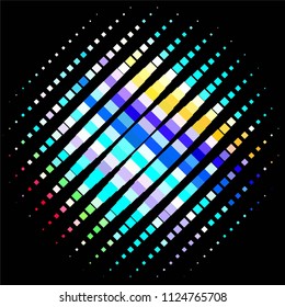 Vintage halftone color texture background. Squared vector Abstract Texture

