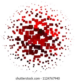 Vintage halftone color texture background. Squared vector Abstract Texture
