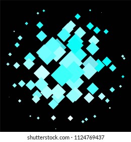 Vintage halftone color texture background. Squared vector Abstract Texture
