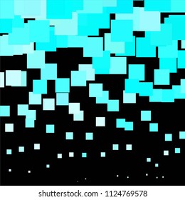 Vintage halftone color texture background. Squared vector Abstract Texture
