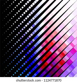 Vintage halftone color texture background. Squared vector Abstract Texture
