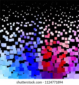 Vintage halftone color texture background. Squared vector Abstract Texture
