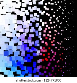 Vintage halftone color texture background. Squared vector Abstract Texture
