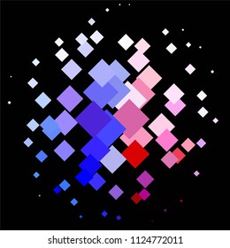 Vintage halftone color texture background. Squared vector Abstract Texture
