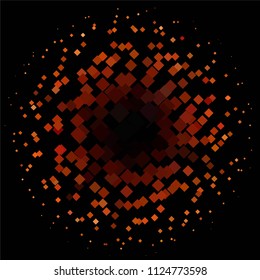 Vintage halftone color texture background. Squared vector Abstract Texture
