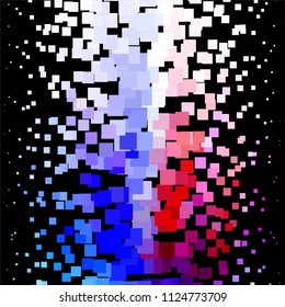 Vintage halftone color texture background. Squared vector Abstract Texture
