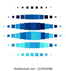 Vintage halftone color texture background. Squared vector Abstract Texture
