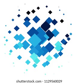 Vintage halftone color texture background. Squared vector Abstract Texture
