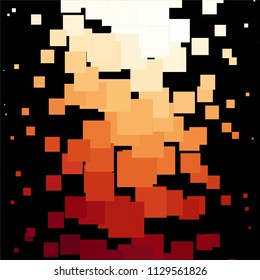 Vintage halftone color texture background. Squared vector Abstract Texture
