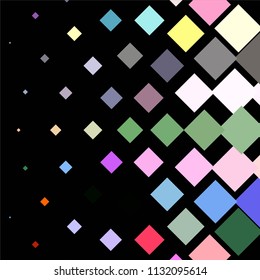 Vintage halftone color texture background. Squared vector Abstract Texture

