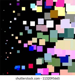 Vintage halftone color texture background. Squared vector Abstract Texture
