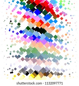 Vintage halftone color texture background. Squared vector Abstract Texture

