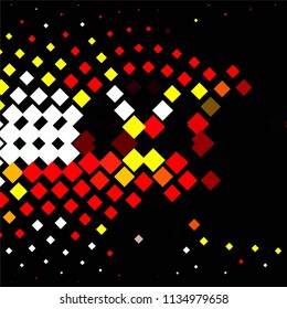Vintage halftone color texture background. Squared vector Abstract Texture
