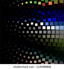 Vintage halftone color texture background. Squared vector Abstract Texture
