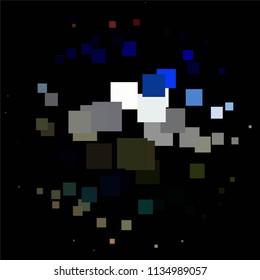 Vintage halftone color texture background. Squared vector Abstract Texture
