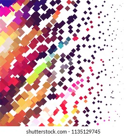Vintage halftone color texture background. Squared vector Abstract Texture
