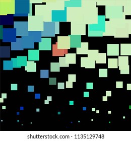 Vintage halftone color texture background. Squared vector Abstract Texture
