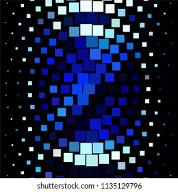 Vintage halftone color texture background. Squared vector Abstract Texture
