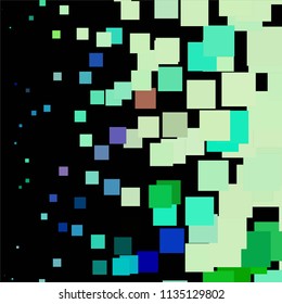 Vintage halftone color texture background. Squared vector Abstract Texture
