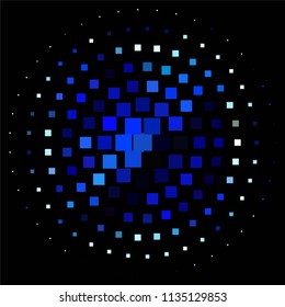 Vintage halftone color texture background. Squared vector Abstract Texture
