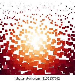Vintage halftone color texture background. Squared vector Abstract Texture
