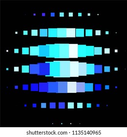 Vintage halftone color texture background. Squared vector Abstract Texture
