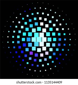 Vintage halftone color texture background. Squared vector Abstract Texture

