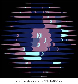 Vintage halftone color texture background. Geometric vector Abstract Texture