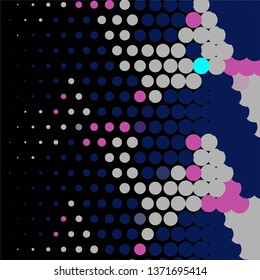 Vintage halftone color texture background. Geometric vector Abstract Texture