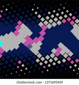 Vintage halftone color texture background. Geometric vector Abstract Texture