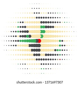 Vintage halftone color texture background. Geometric vector Abstract Texture