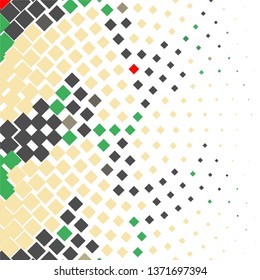 Vintage halftone color texture background. Geometric vector Abstract Texture
