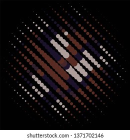 Vintage halftone color texture background. Geometric vector Abstract Texture