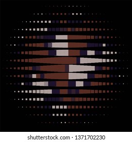Vintage halftone color texture background. Geometric vector Abstract Texture