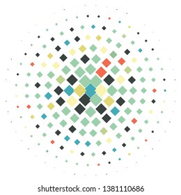 Vintage halftone color texture background. Geometric vector Abstract Texture