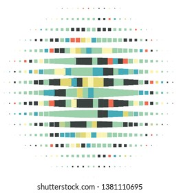 Vintage halftone color texture background. Geometric vector Abstract Texture