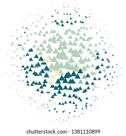 Vintage halftone color texture background. Geometric vector Abstract Texture