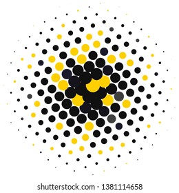 Vintage halftone color texture background. Geometric vector Abstract Texture