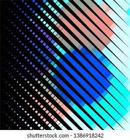 Vintage halftone color texture background. Geometric vector Abstract Texture
