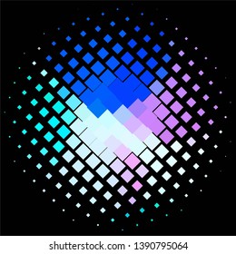 Vintage halftone color texture background. Geometric vector Abstract Texture
