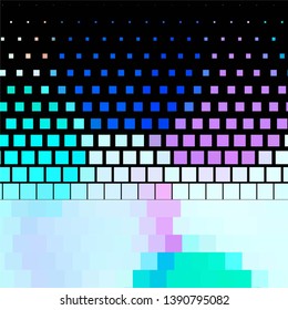 Vintage halftone color texture background. Geometric vector Abstract Texture
