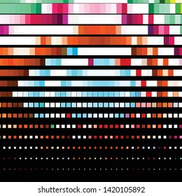 Vintage halftone color texture background. Geometric vector Abstract Texture