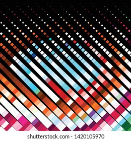 Vintage halftone color texture background. Geometric vector Abstract Texture