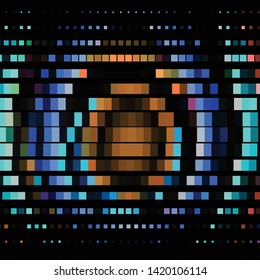 Vintage halftone color texture background. Geometric vector Abstract Texture