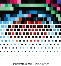 Vintage halftone color texture background. Geometric vector Abstract Texture