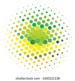 Vintage halftone color texture background. Geometric vector Abstract Texture