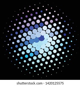 Vintage halftone color texture background. Geometric vector Abstract Texture